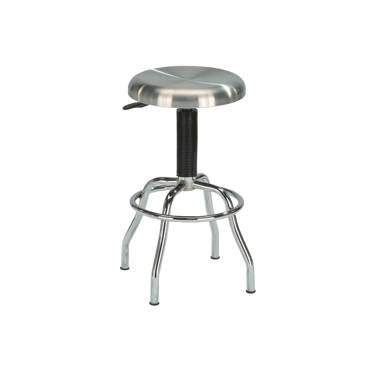 Seville classics stainless online steel pneumatic work stool